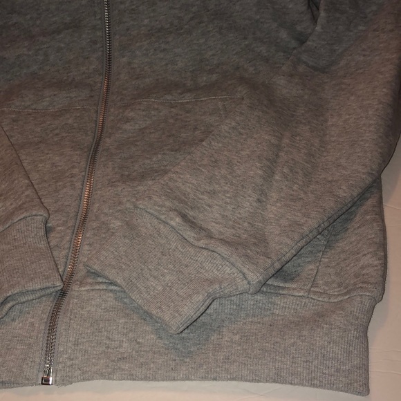 NWT True Religion HEATHER GREY BUDDHA ZIP HOODIE W/BACK CAMO PRINT LOGO - Picture 8 of 13